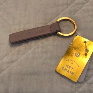 Lululemon motivation is key chain
